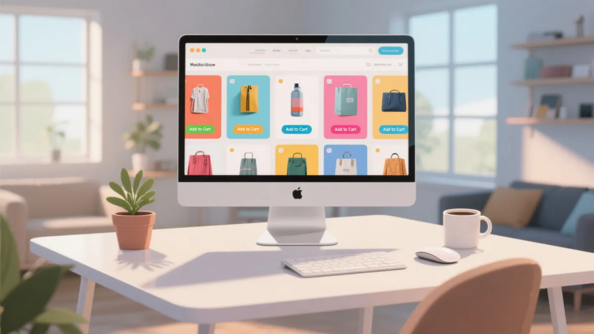 Equipe trabalhando em soluções de e-commerce